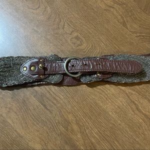 Anthropologie Jasper & Jeera beaded belt
